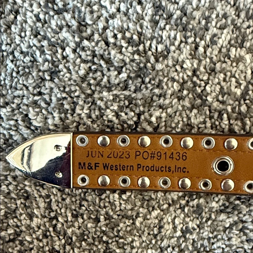 Kids Brown Belt with Silver Buckle